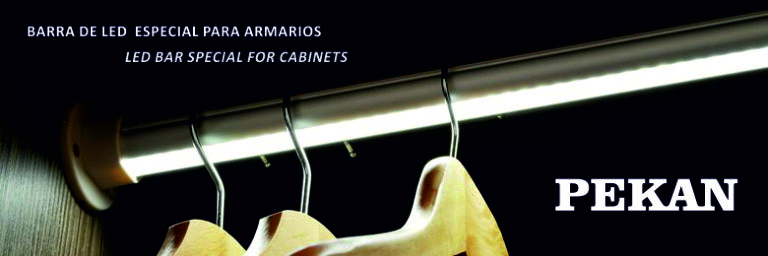 Barra de LED para armarios y vestidores – PEKAN